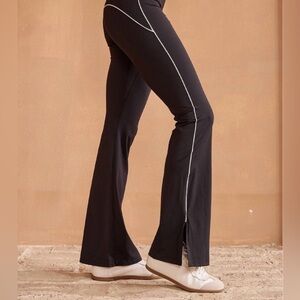 🖤 NWT Acegolfs High Waist Flare Yoga Pants Black S Golf Athleisure